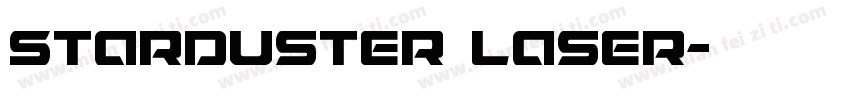 Starduster Laser字体转换